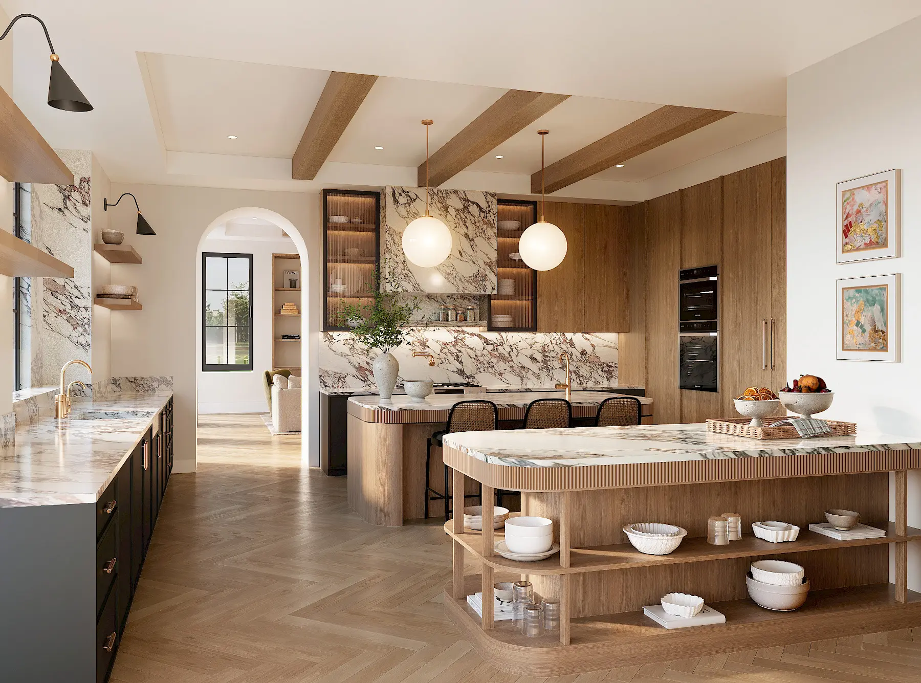 Modenza custom cabinetry hero interior