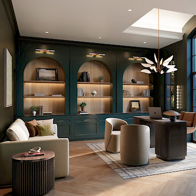 We offer wide variety of wall systems - from fluted/SLAT wall to hidden walkways and integrated storage. Every project is evaluated thoroughly to come up with the design that would fit the best.